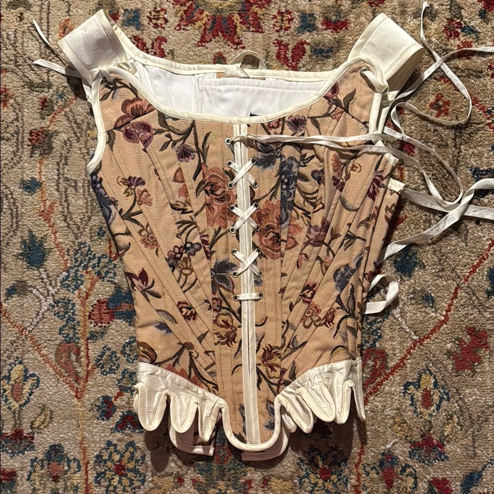 Corset Story Tapestry Historic Ren Faire Vintage Cottage